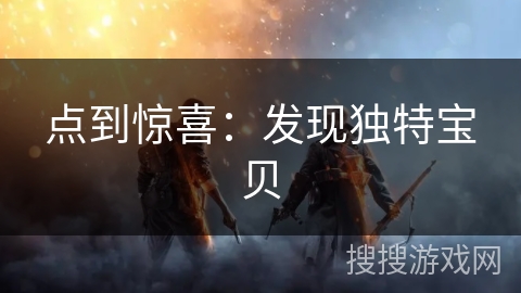 点到惊喜：发现独特宝贝