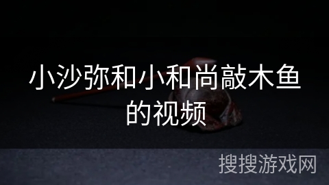 小沙弥和小和尚敲木鱼的视频