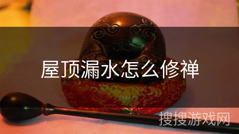 屋顶漏水怎么修禅