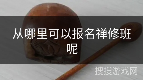 从哪里可以报名禅修班呢 从哪里可以报名禅修班呢