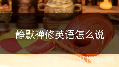 静默禅修英语怎么说