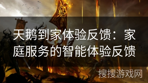 天鹅到家体验反馈:家庭服务的智能体验反馈 天鹅到家体验反馈:家庭服务的智能体验反馈