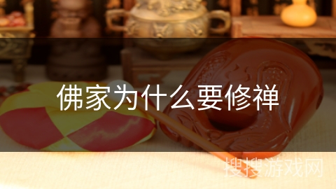 佛家为什么要修禅 佛家为什么要修禅