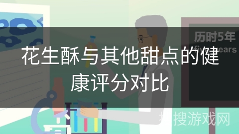 花生酥与其他甜点的健康评分对比