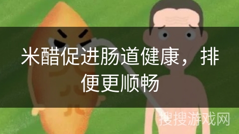 米醋促进肠道健康，排便更顺畅