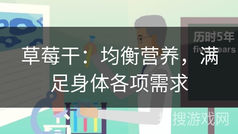 草莓干：均衡营养，满足身体各项需求