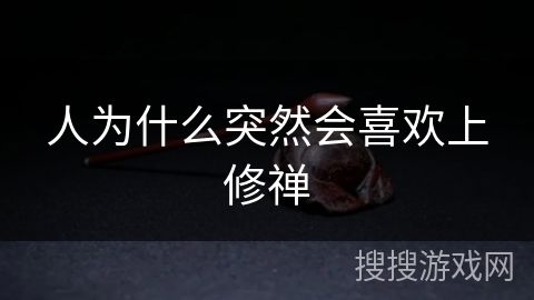 人为什么突然会喜欢上修禅 人为什么突然会喜欢上修禅