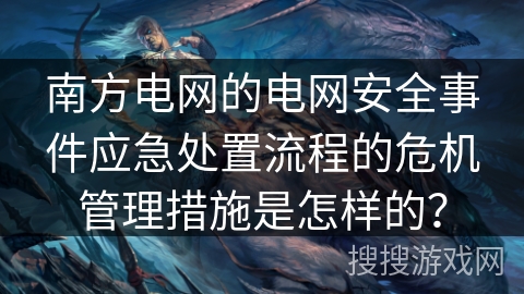 南方电网的电网安全事件应急处置流程的危机管理措施是怎样的？