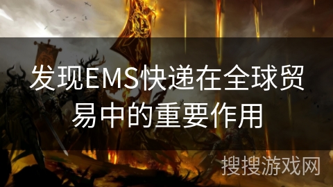 发现EMS快递在全球贸易中的重要作用