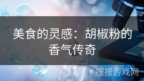 美食的灵感:胡椒粉的香气传奇 美食的灵感:胡椒粉的香气传奇