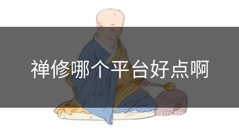 禅修哪个平台好点啊