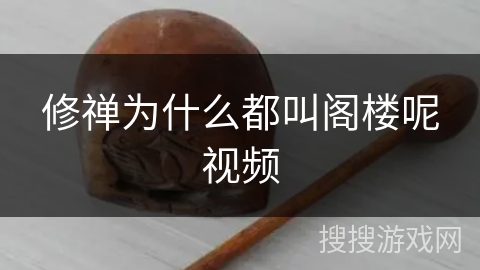 修禅为什么都叫阁楼呢视频