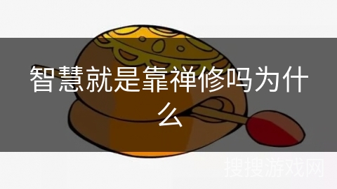 智慧就是靠禅修吗为什么 智慧就是靠禅修吗为什么