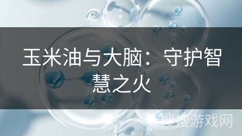 玉米油与大脑：守护智慧之火