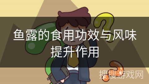 鱼露的食用功效与风味提升作用