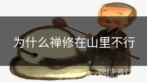 为什么禅修在山里不行