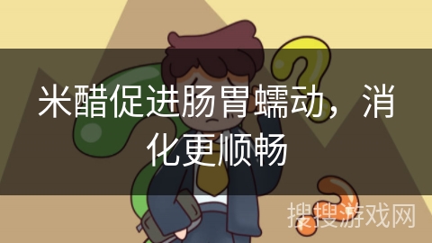 米醋促进肠胃蠕动，消化更顺畅