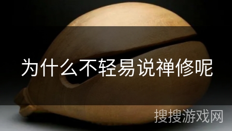 为什么不轻易说禅修呢 为什么不轻易说禅修呢
