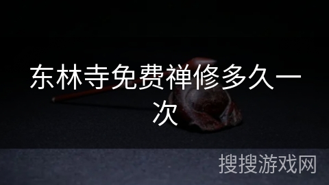 东林寺免费禅修多久一次