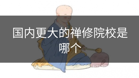 国内更大的禅修院校是哪个