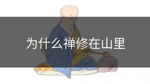 为什么禅修在山里