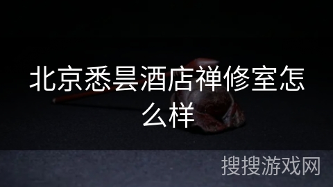 北京悉昙酒店禅修室怎么样 北京悉昙酒店禅修室怎么样