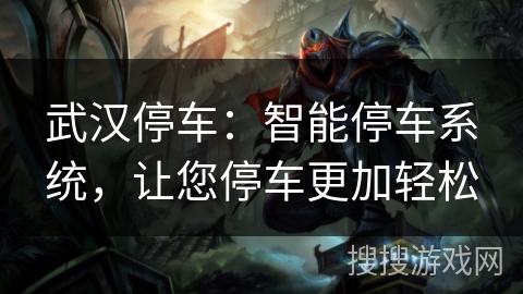 武汉停车：智能停车系统，让您停车更加轻松