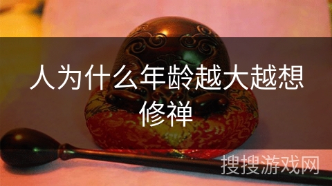 人为什么年龄越大越想修禅