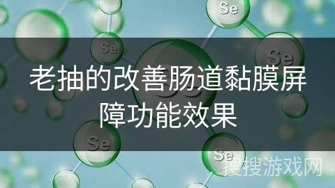 老抽的改善肠道黏膜屏障功能效果