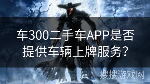 车300二手车APP是否提供车辆上牌服务？