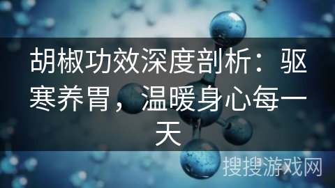 胡椒功效深度剖析：驱寒养胃，温暖身心每一天