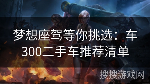 梦想座驾等你挑选：车300二手车推荐清单