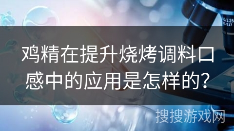 鸡精在提升烧烤调料口感中的应用是怎样的？