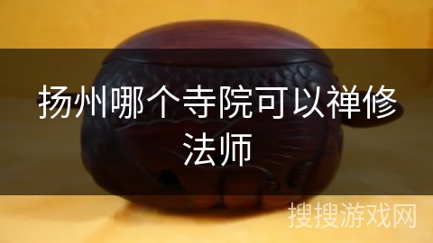 扬州哪个寺院可以禅修法师