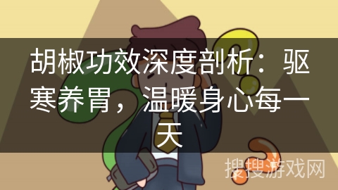 胡椒功效深度剖析：驱寒养胃，温暖身心每一天