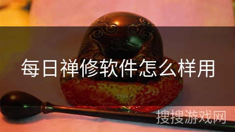 每日禅修软件怎么样用