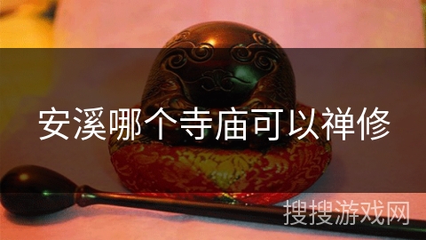 安溪哪个寺庙可以禅修