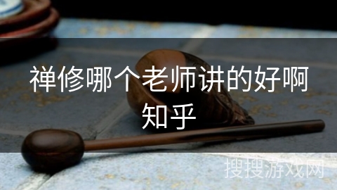 禅修哪个老师讲的好啊知乎