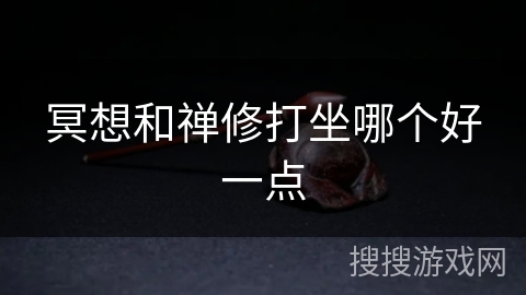 冥想和禅修打坐哪个好一点