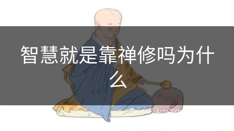 智慧就是靠禅修吗为什么