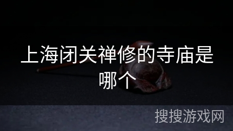 上海闭关禅修的寺庙是哪个