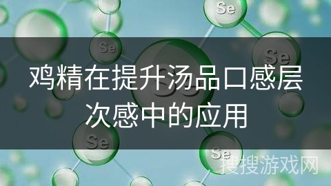 鸡精在提升汤品口感层次感中的应用
