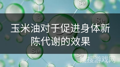 玉米油对于促进身体新陈代谢的效果