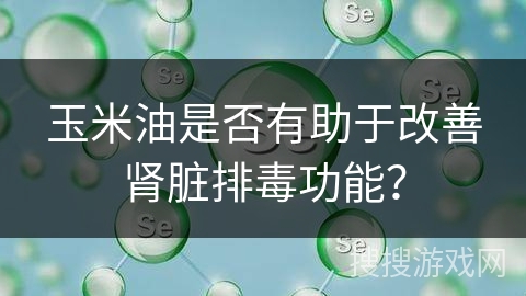 玉米油是否有助于改善肾脏排毒功能？