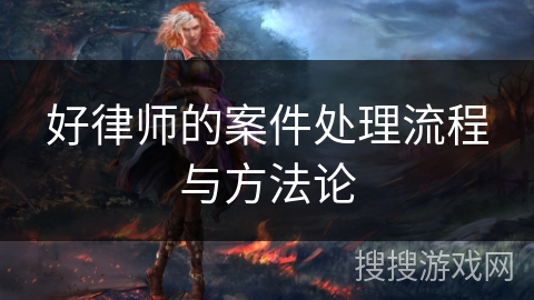 好律师的案件处理流程与方法论 好律师的案件处理流程与方法论
