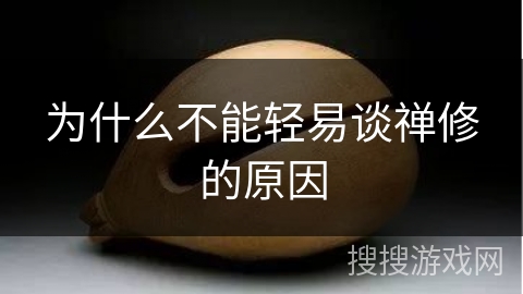 为什么不能轻易谈禅修的原因