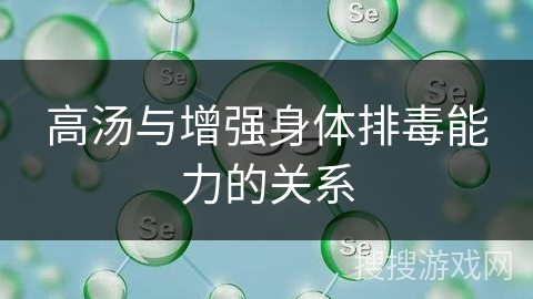高汤与增强身体排毒能力的关系