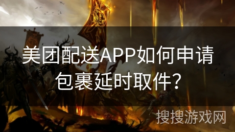 美团配送APP如何申请包裹延时取件？
