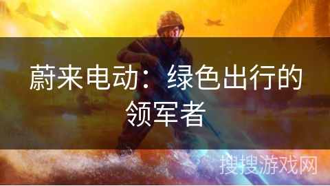 蔚来电动:绿色出行的领军者 蔚来电动:绿色出行的领军者