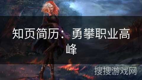 知页简历：勇攀职业高峰